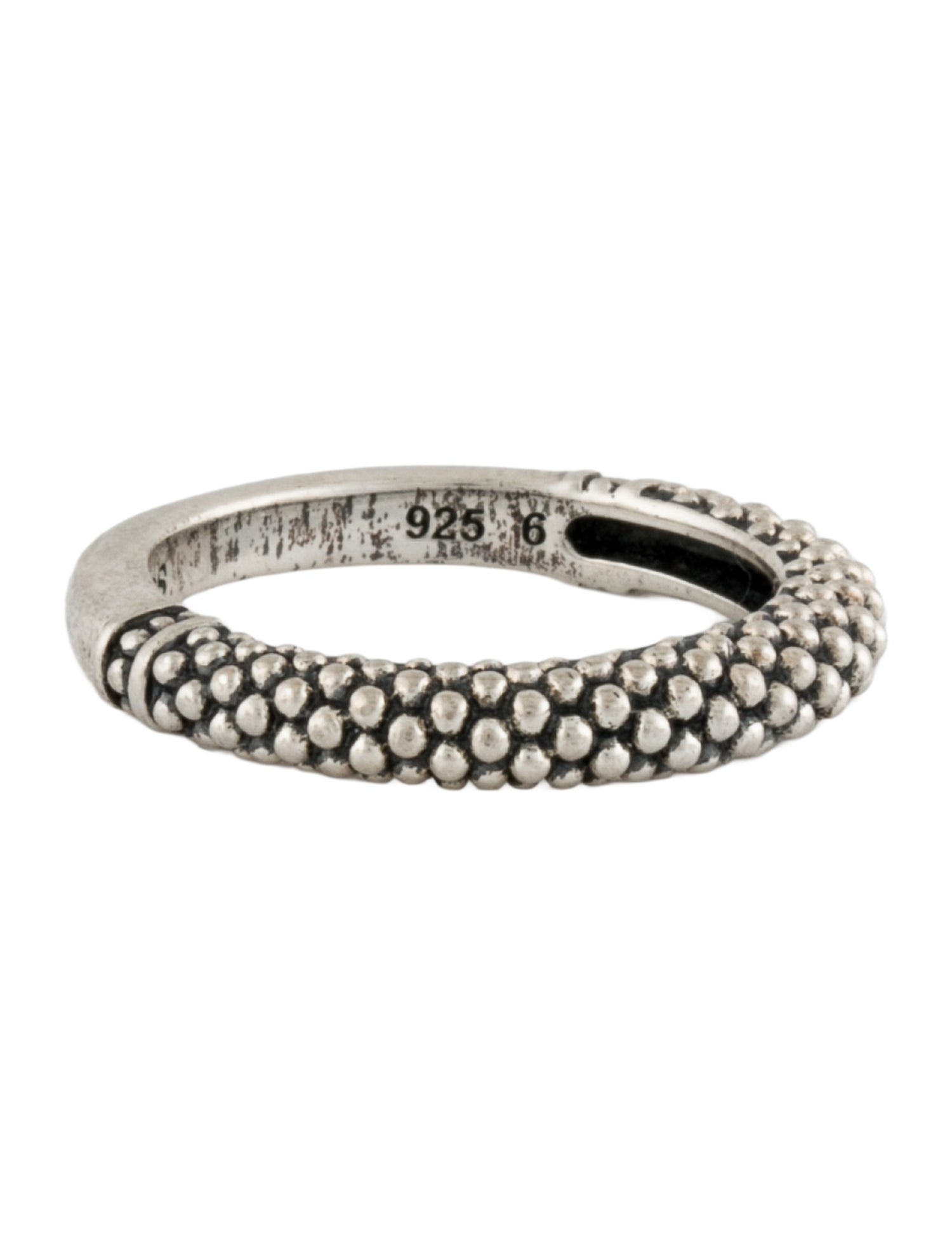Lagos Caviar Stacking Ring