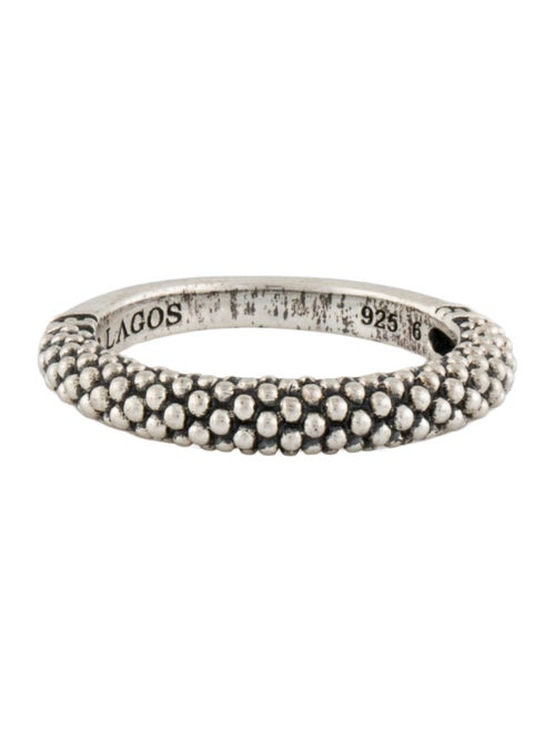 Lagos Caviar Stacking Ring