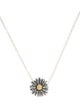Lagos Two-Tone Daisy Pendant Necklace