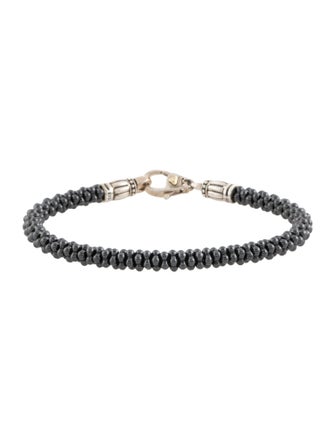 Lagos Black Caviar Ceramic Beaded Bracelet