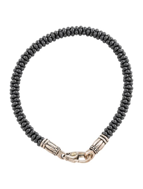 Lagos Black Caviar Ceramic Beaded Bracelet