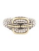 Lagos Two-Tone Diamond Cocktail Ring