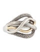 Lagos Two-Tone Caviar Unlaced Ring