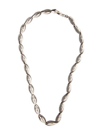 Lagos Caviar Oval Link Necklace