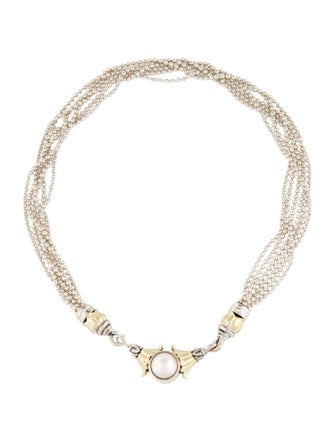 Lagos Two-Tone Pearl Necklace