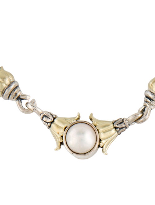 Lagos Two-Tone Pearl Necklace