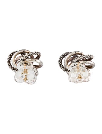Lagos Large Love Knot Stud Earrings