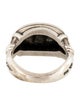 Lagos Two-Tone Signature Caviar Dome Lattice Ring