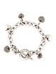 Lagos Caviar Heart Charm Toggle Bracelet