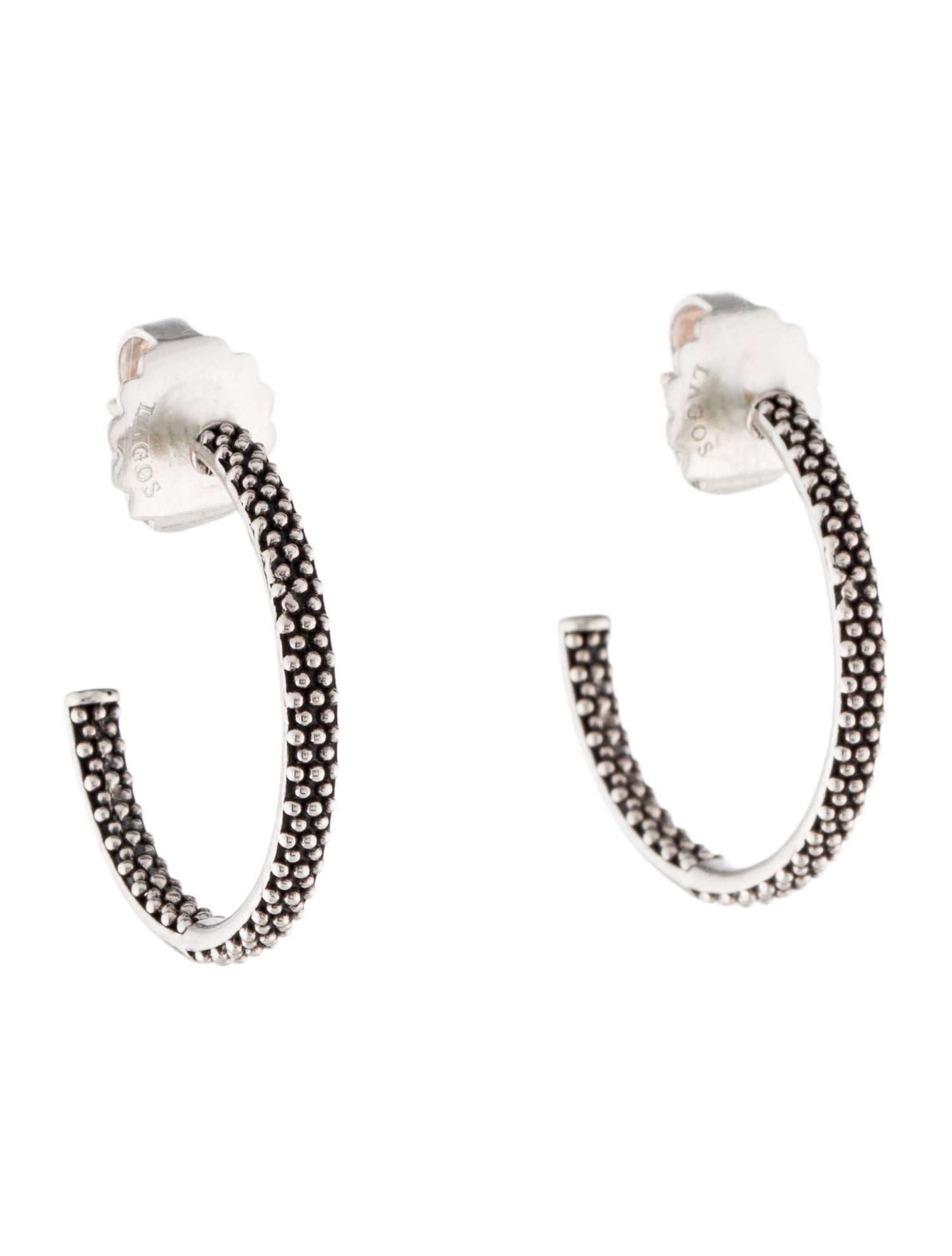 Lagos Beaded Hoop Earrings