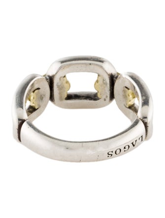 Lagos Two-Tone Link Ring