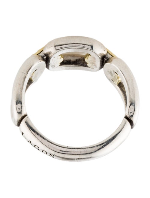 Lagos Two-Tone Link Ring