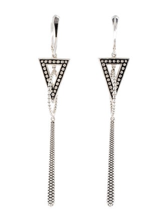 Lagos Triangle Circle Drop Earrings