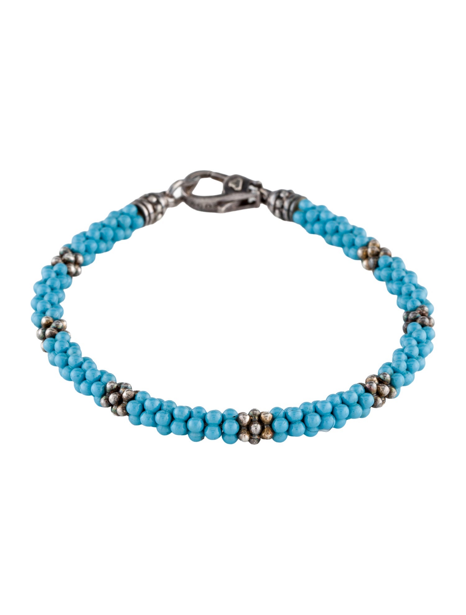 Lagos Ceramic Station Caviar Bracelet