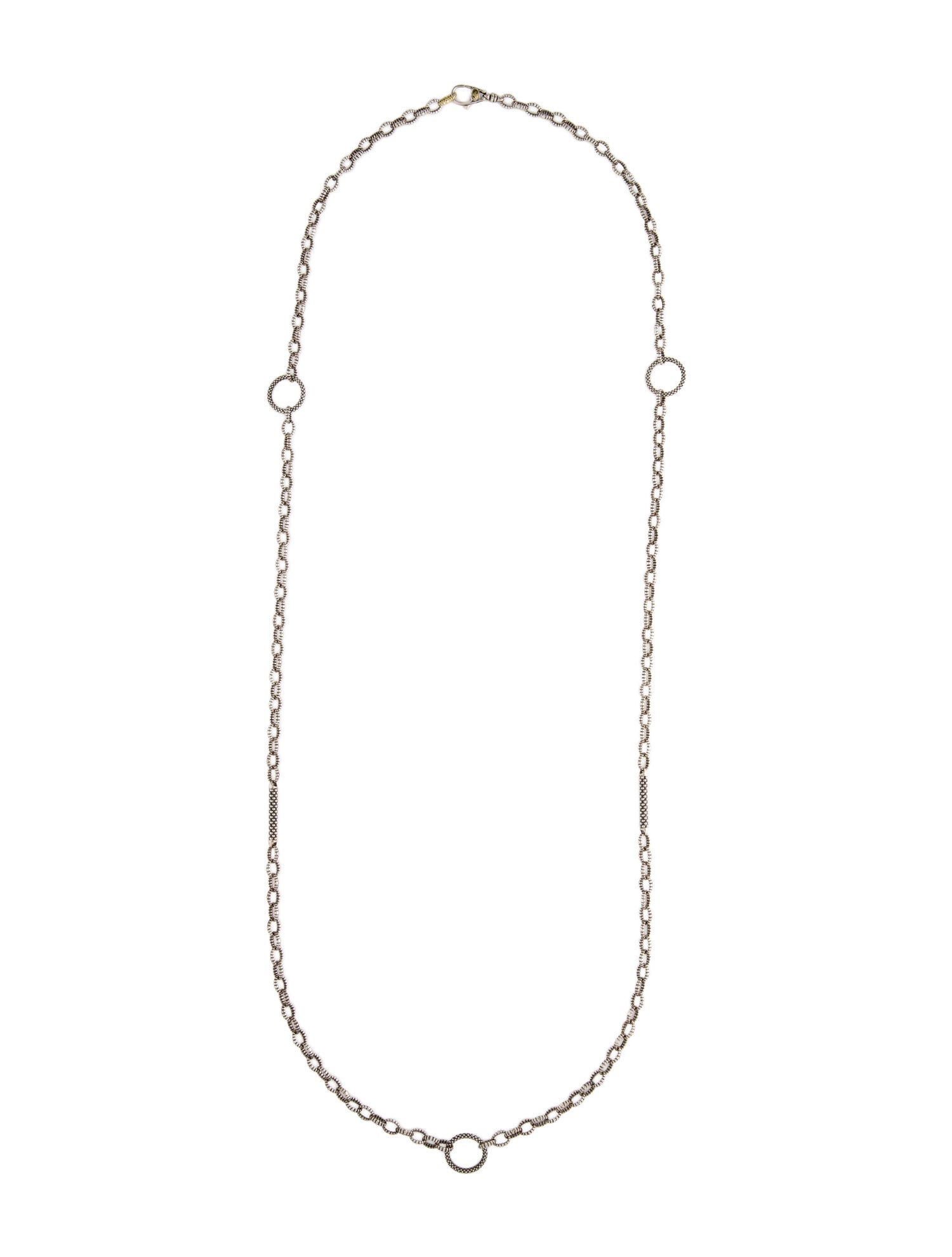 Lagos Beaded Link Station Long Neckace