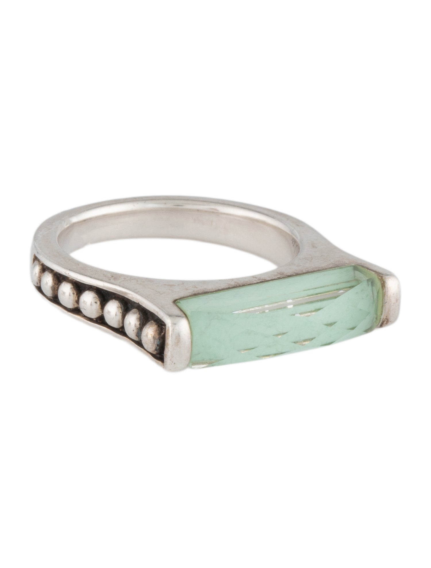 Lagos Quartz Doublet Maya Stack Ring