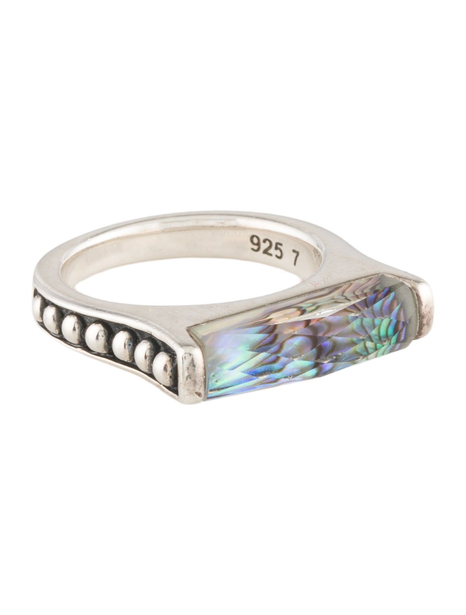 Lagos Quartz & Abalone Maya Band