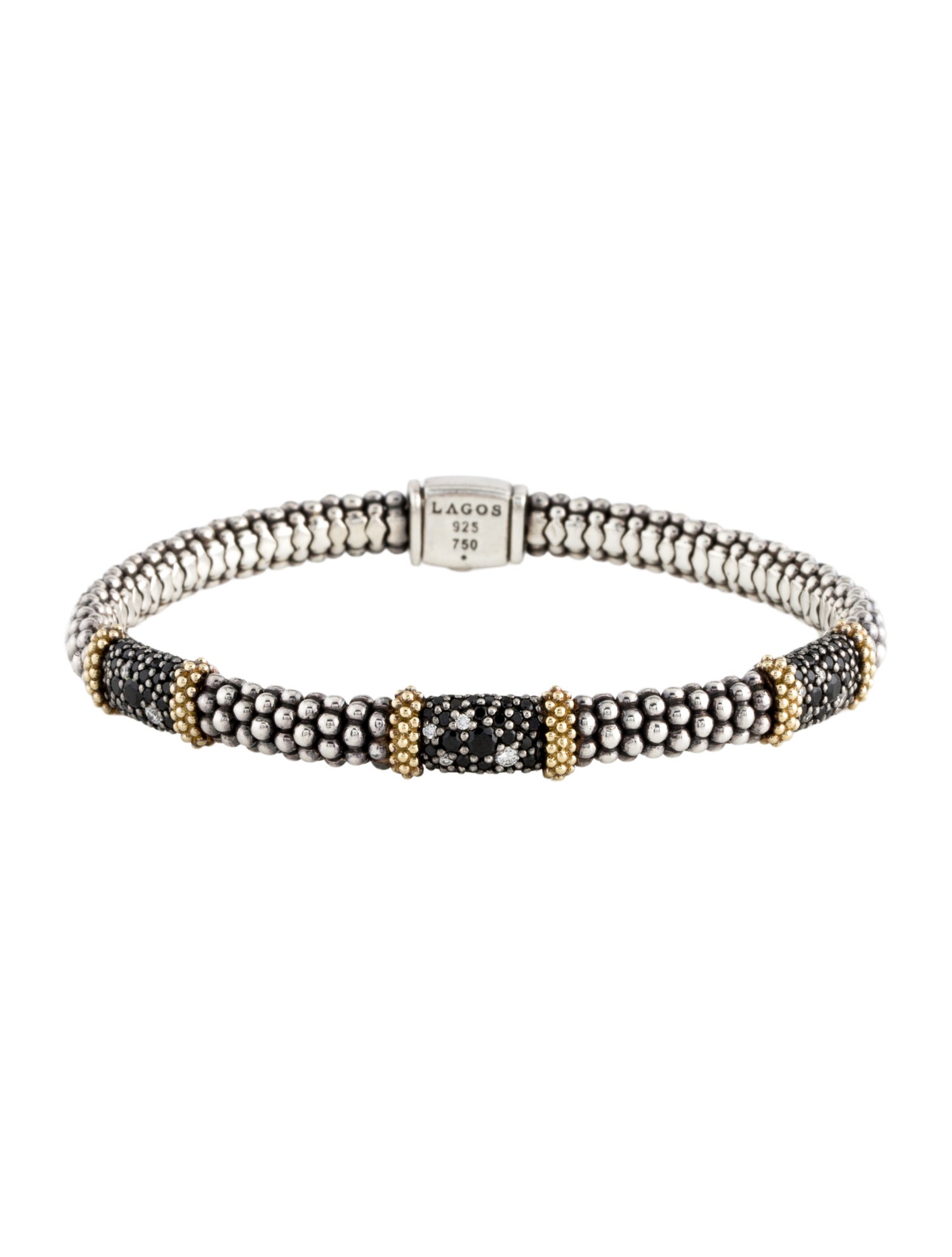 Lagos Diamond & Spinel Three Station Bracelet
