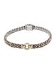 Lagos Diamond Caviar Enso Bangle Bracelet