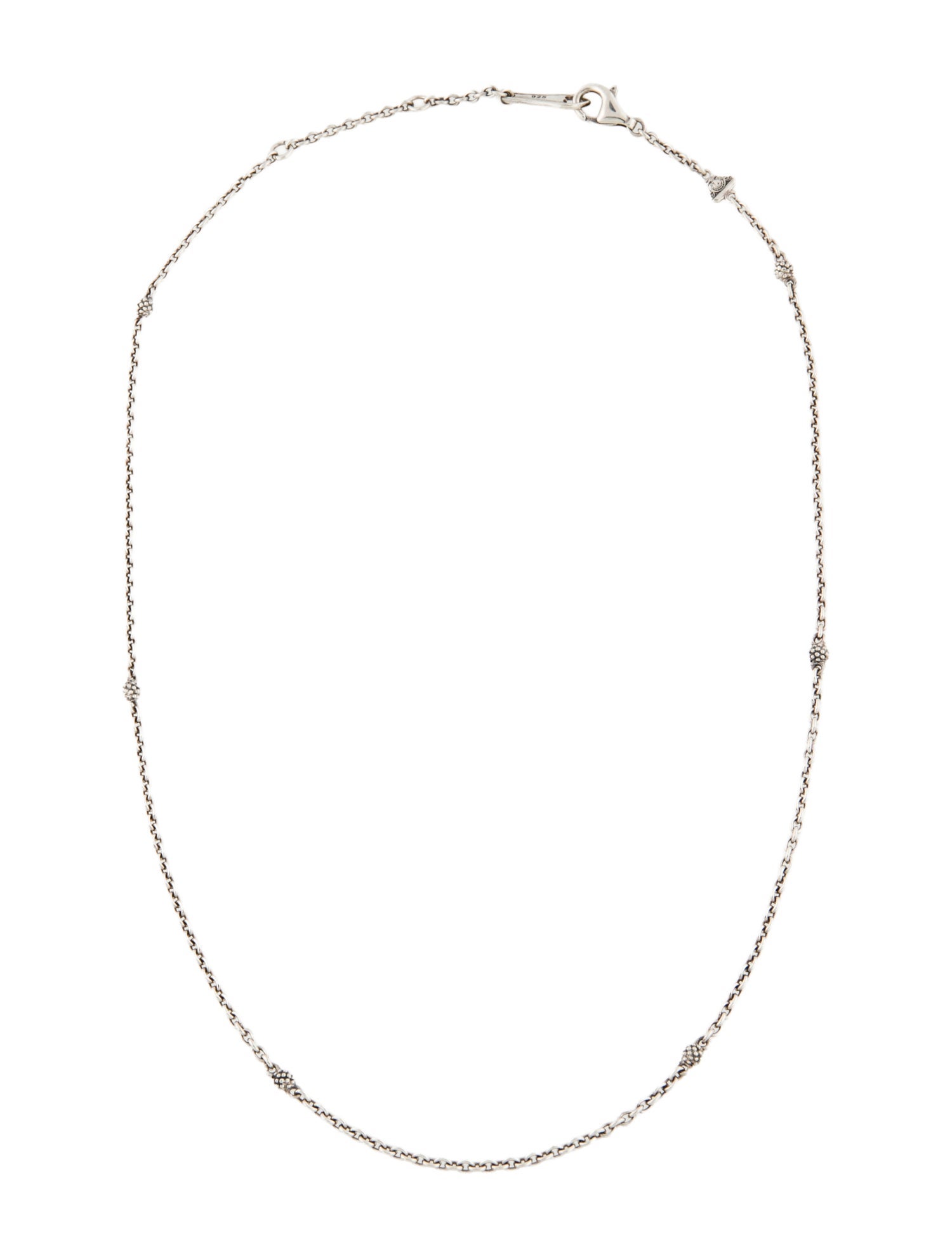 Lagos Signature Caviar Beaded Station Necklace