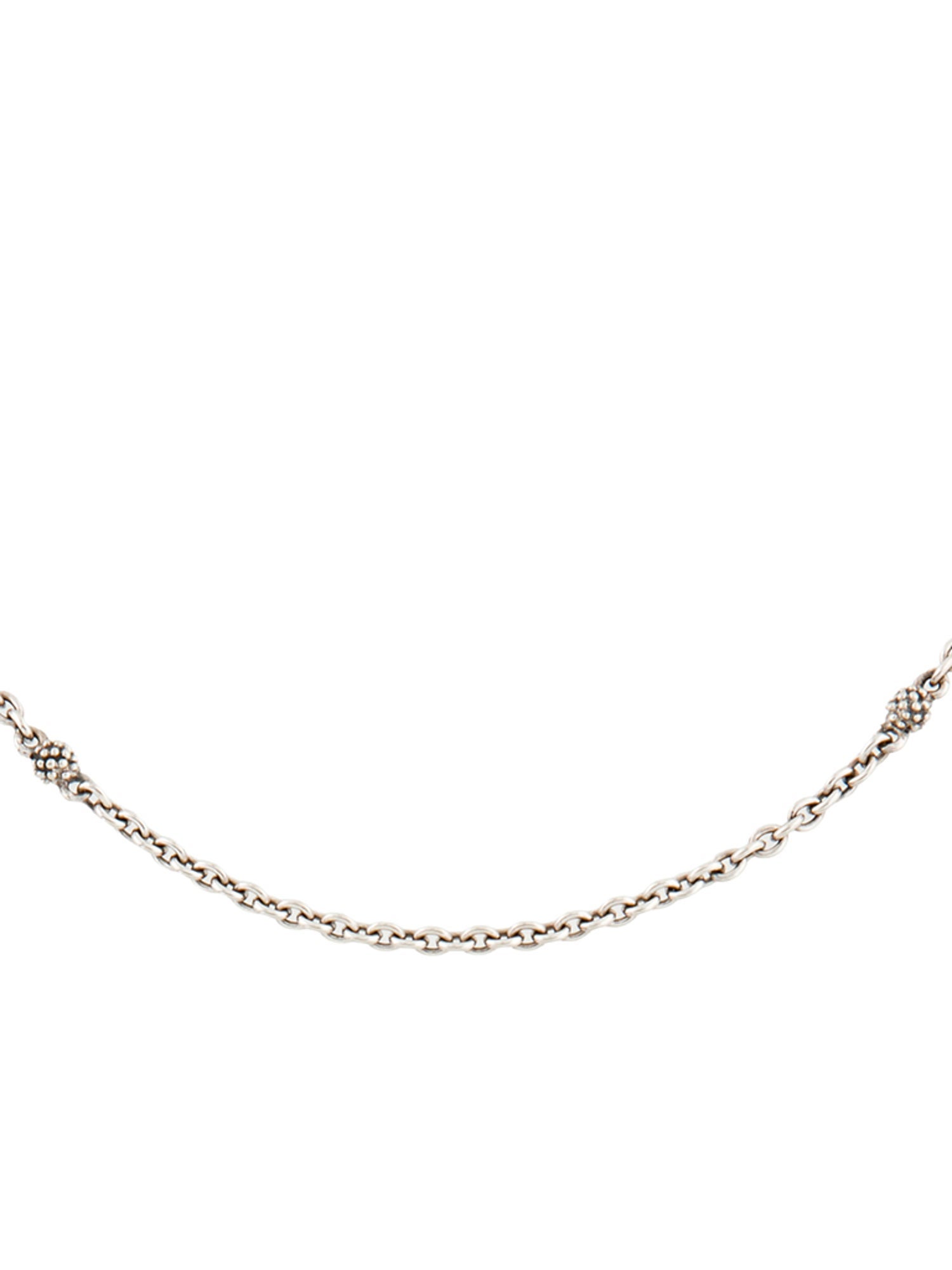 Lagos Signature Caviar Beaded Station Necklace