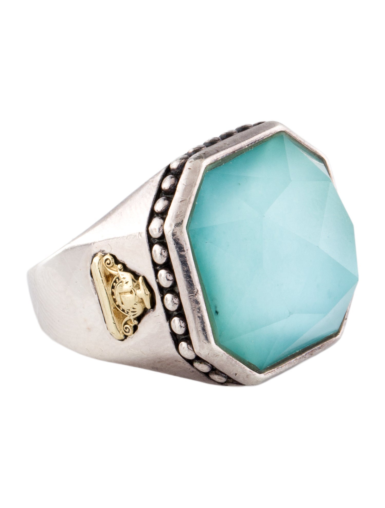 Lagos Quartz Doublet Cocktail Ring