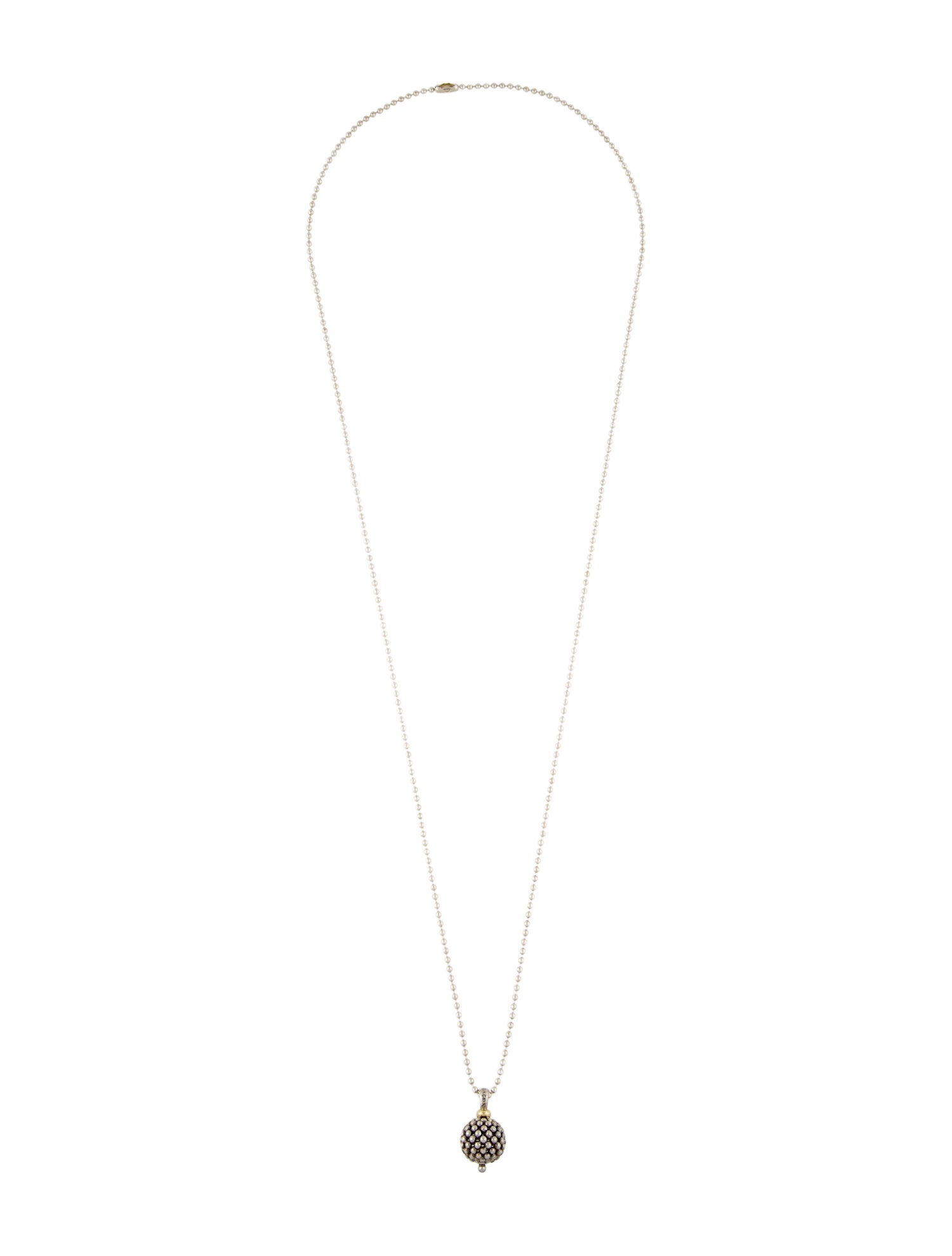 Lagos Caviar Ball Pendant Necklace