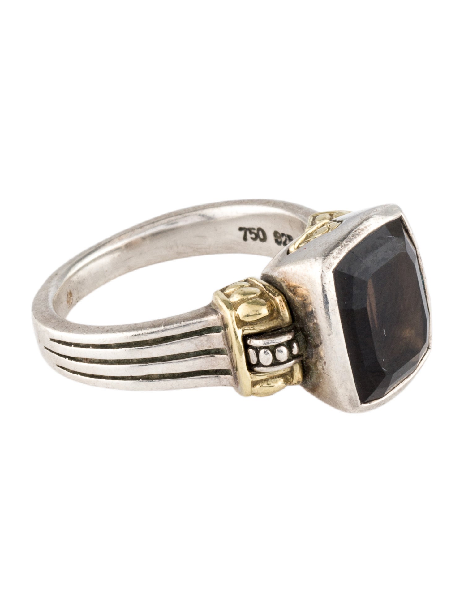 Lagos Smoky Quartz Statement Ring