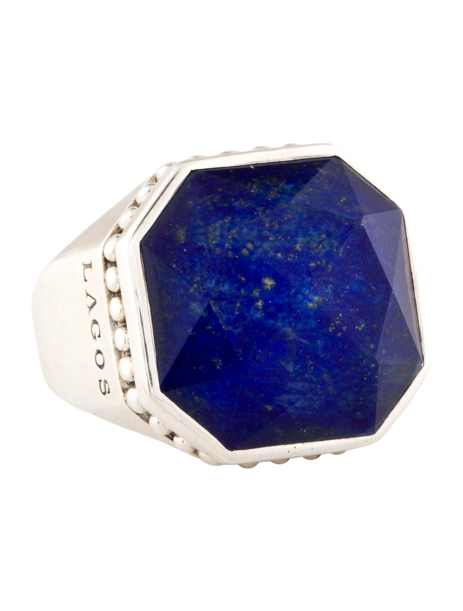 Lagos Lapis Lazuli & Quartz Doublet Ring