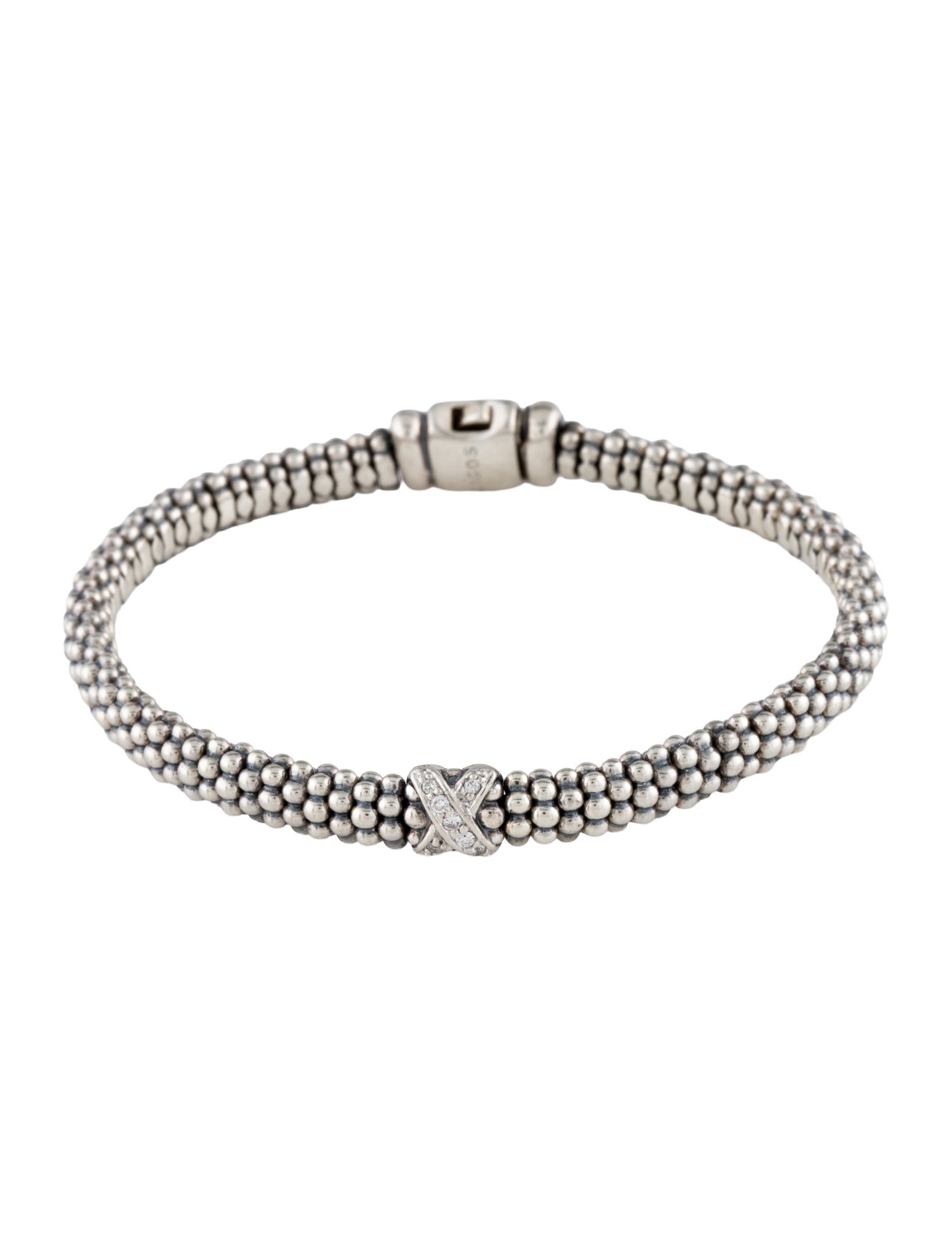 Lagos Diamond X Single Station Bracelet