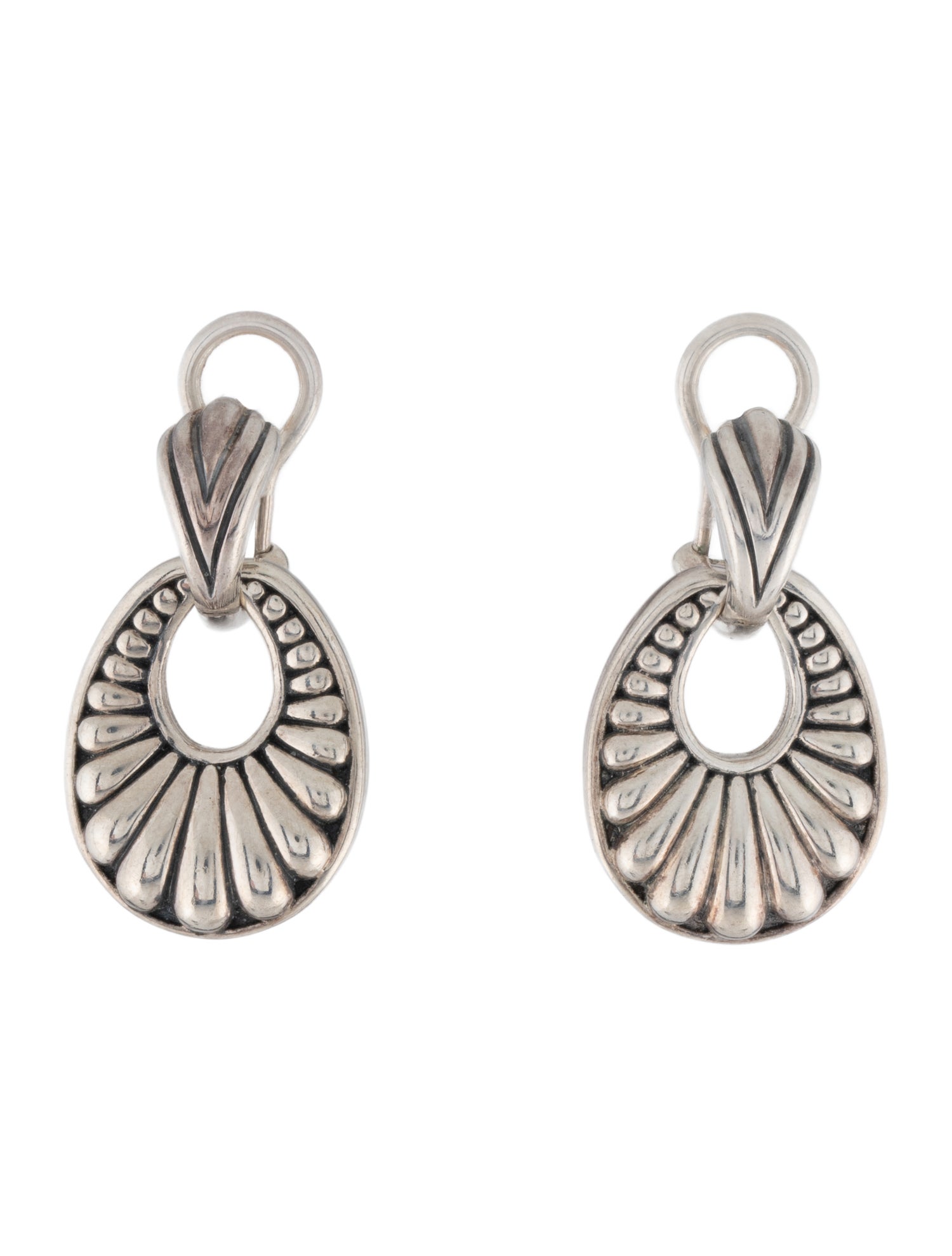 Lagos Chi-Chi Fluted Drop Earclips