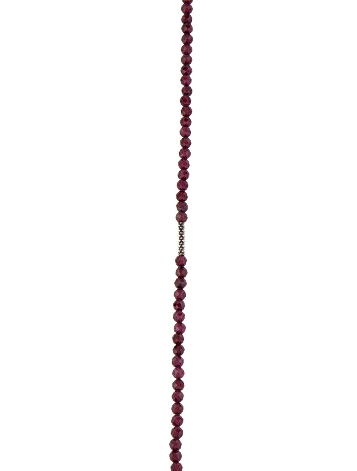 Lagos Garnet Caviar Icon Necklace