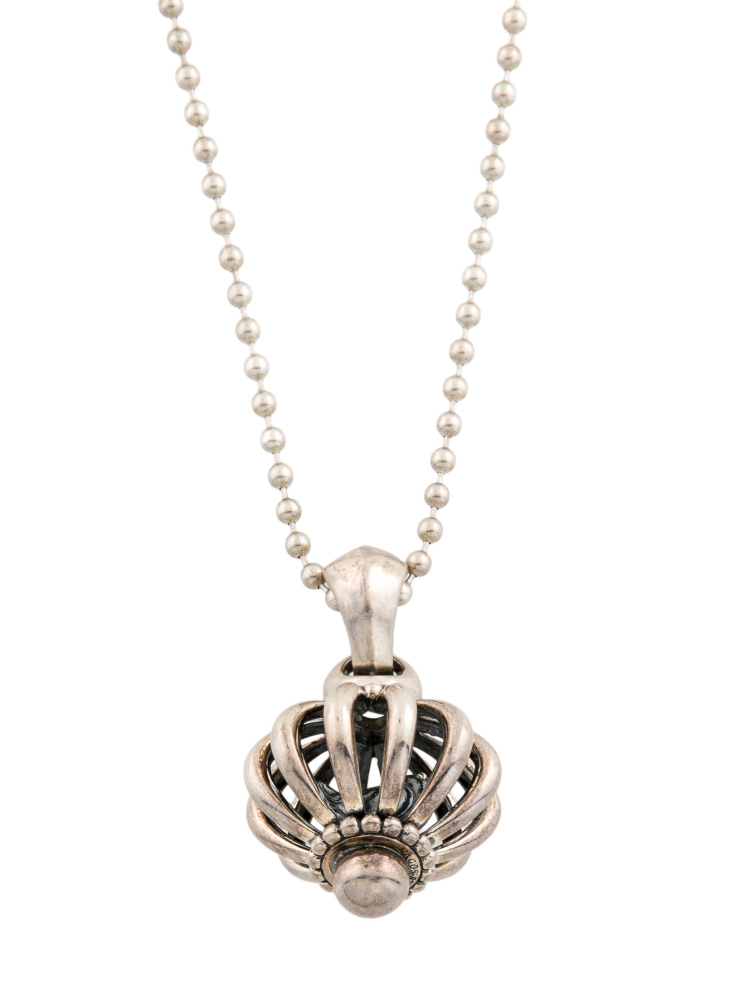 Lagos Birdcage Pendant Necklace