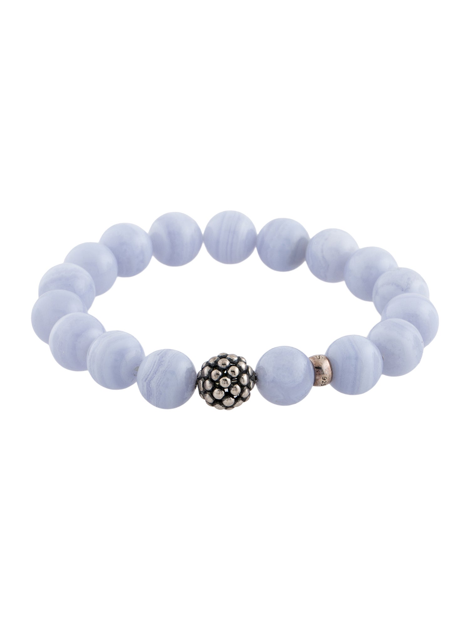 Lagos Blue Lace Agate Bead Bracelet