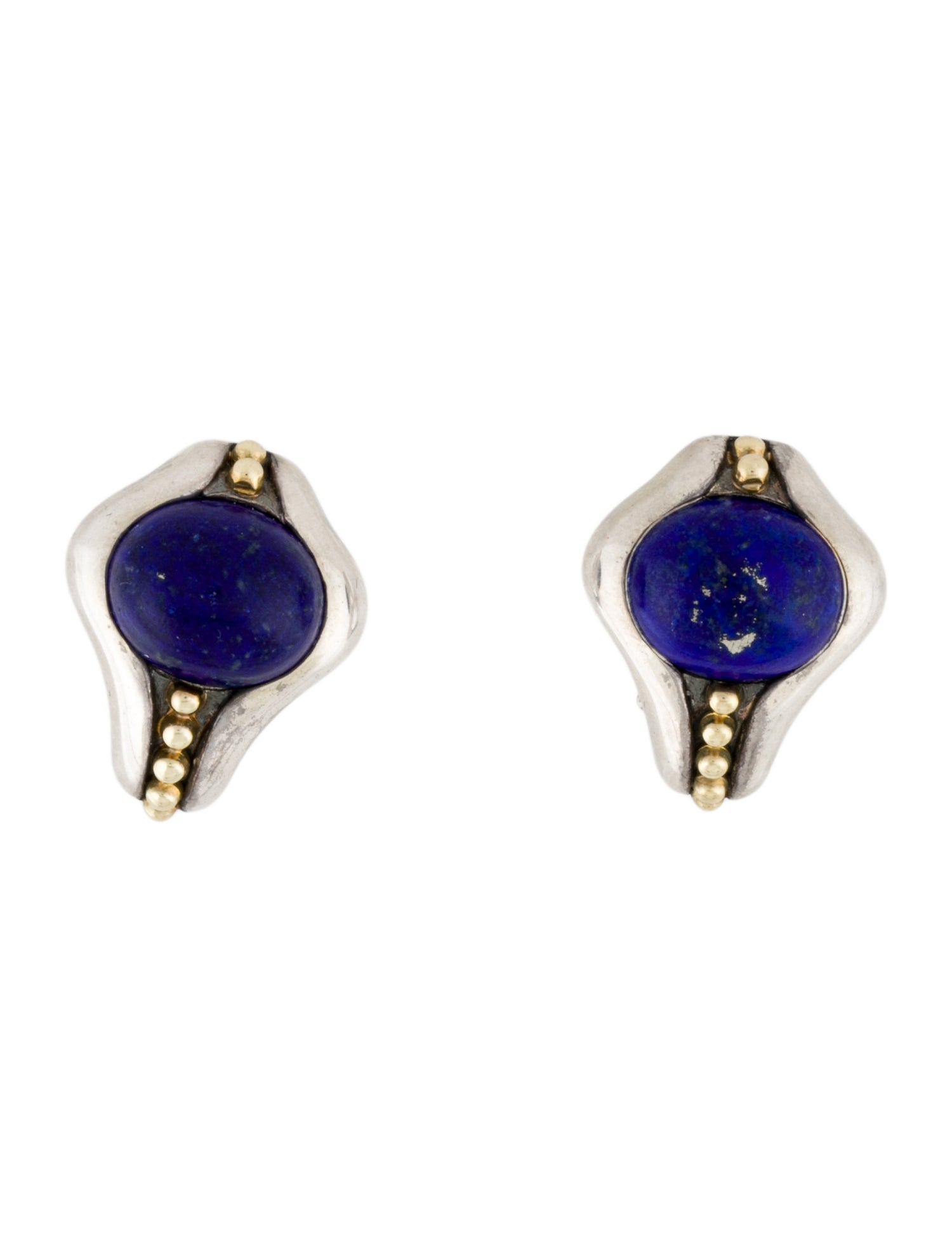 Lagos Lapis Lazuli Earclip Earrings
