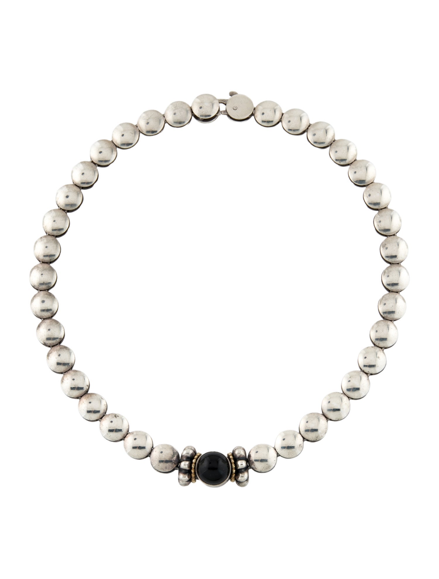 Lagos Onyx Collar Necklace