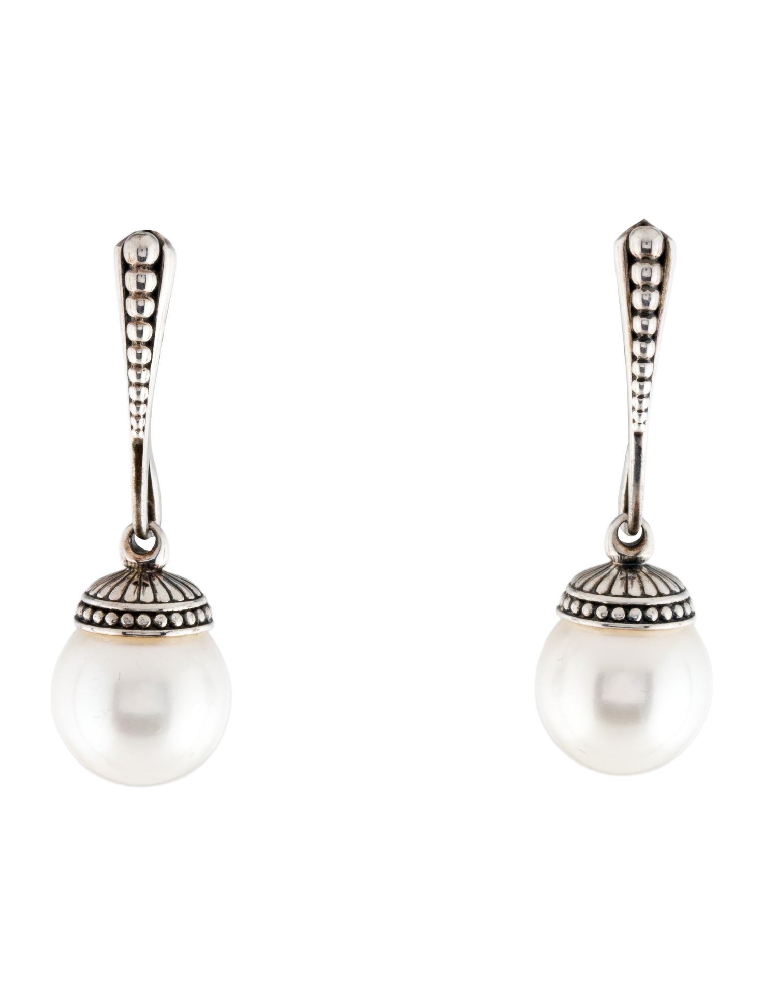 Lagos Pearl Luna Drop Earrings
