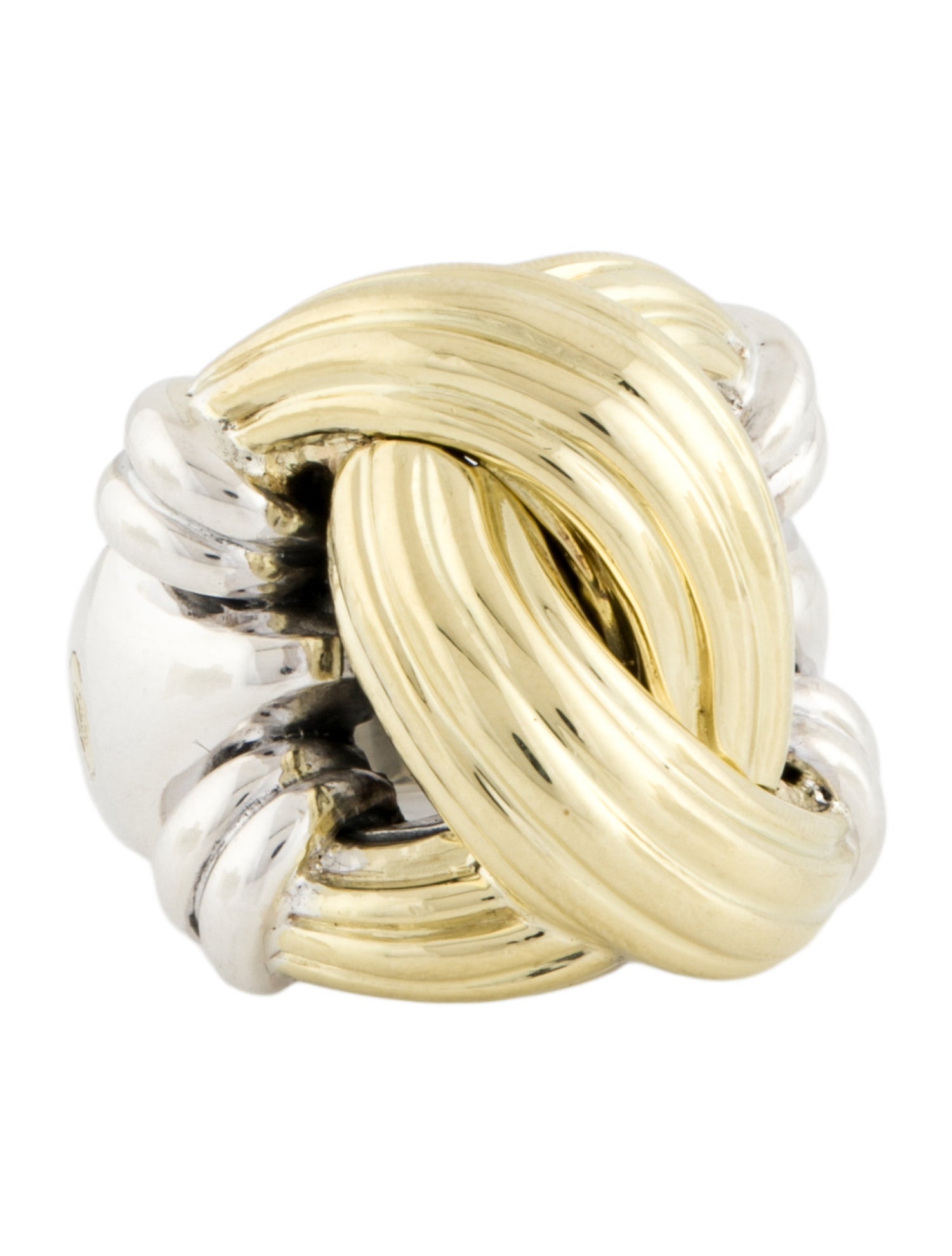 Lagos Two-Tone Knot Ring