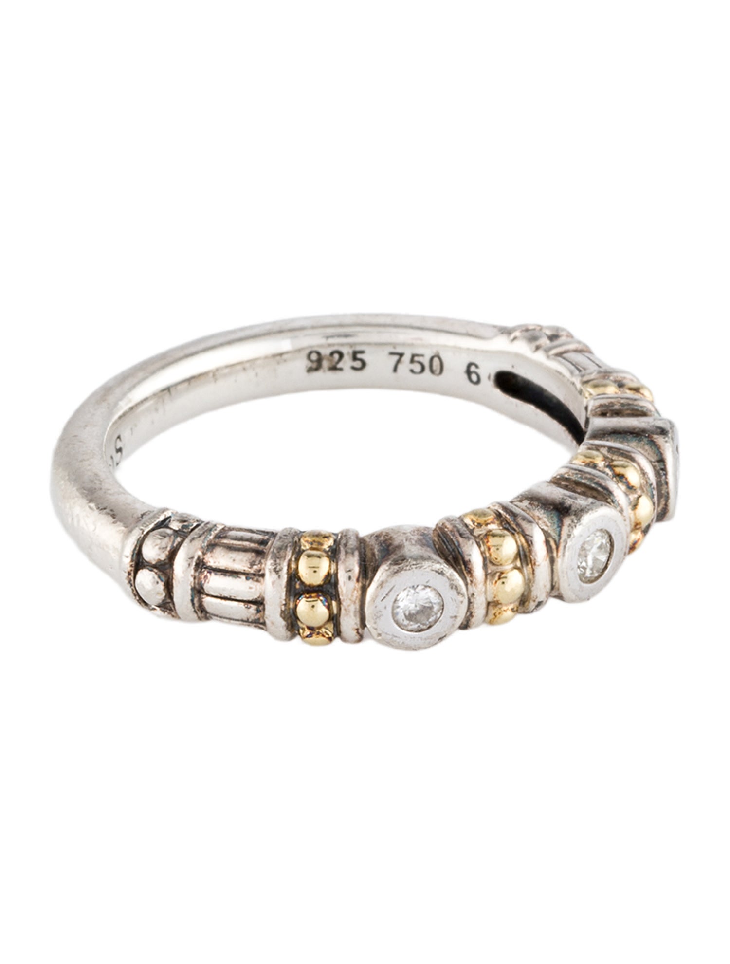 Lagos Diamond Rittenhouse Stacking Ring
