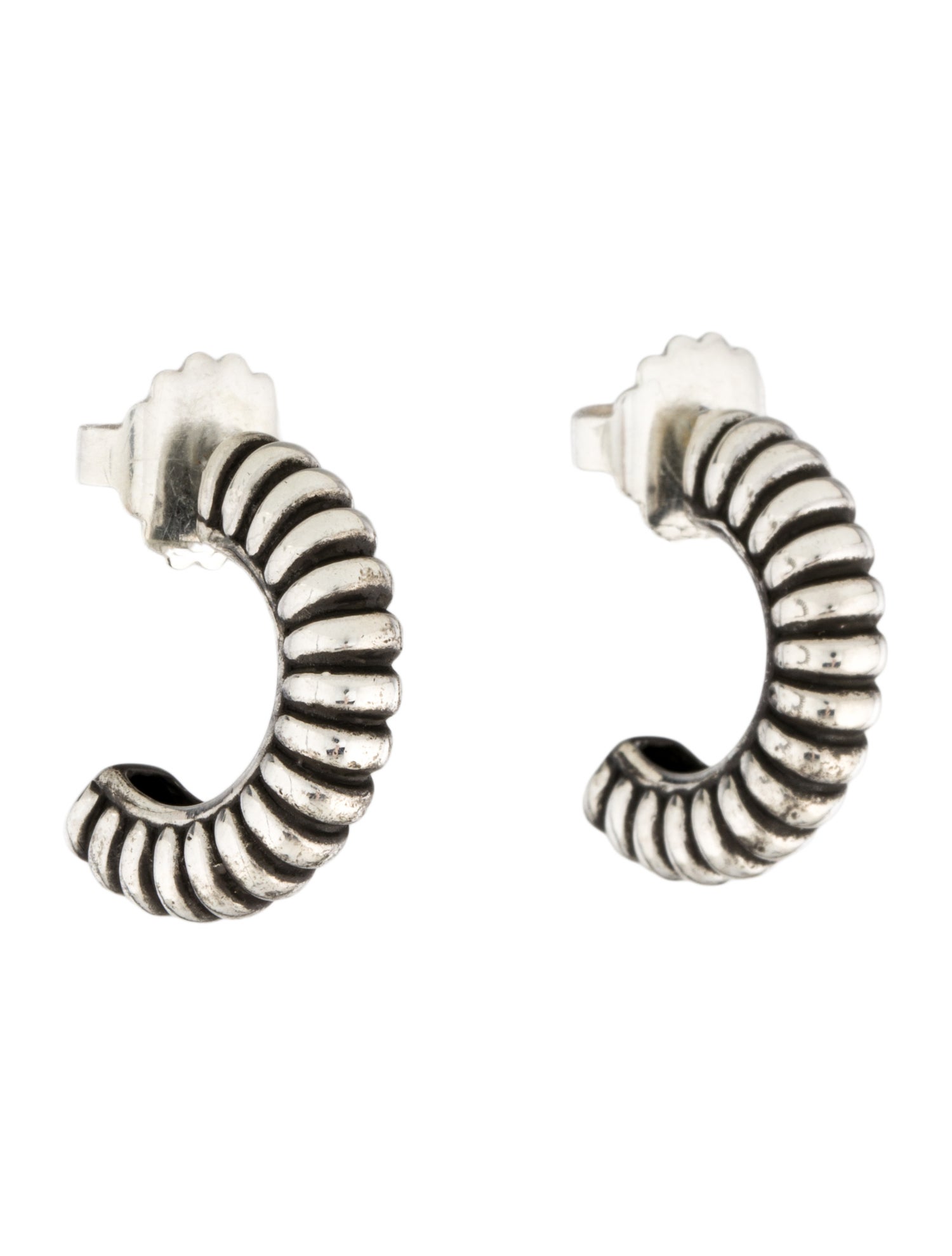 Lagos Caviar Hoop Earrings