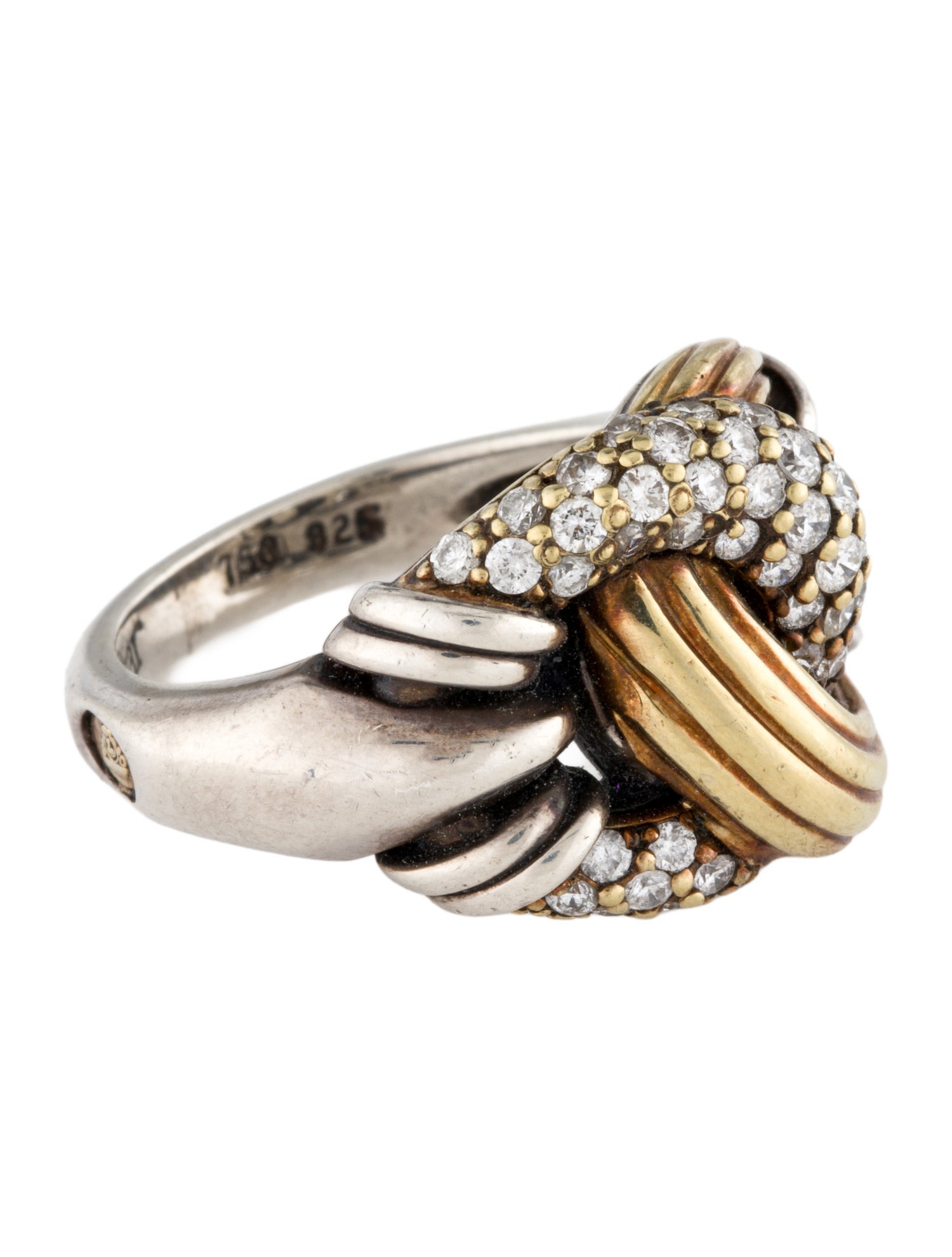 Lagos Diamond Caviar Ring