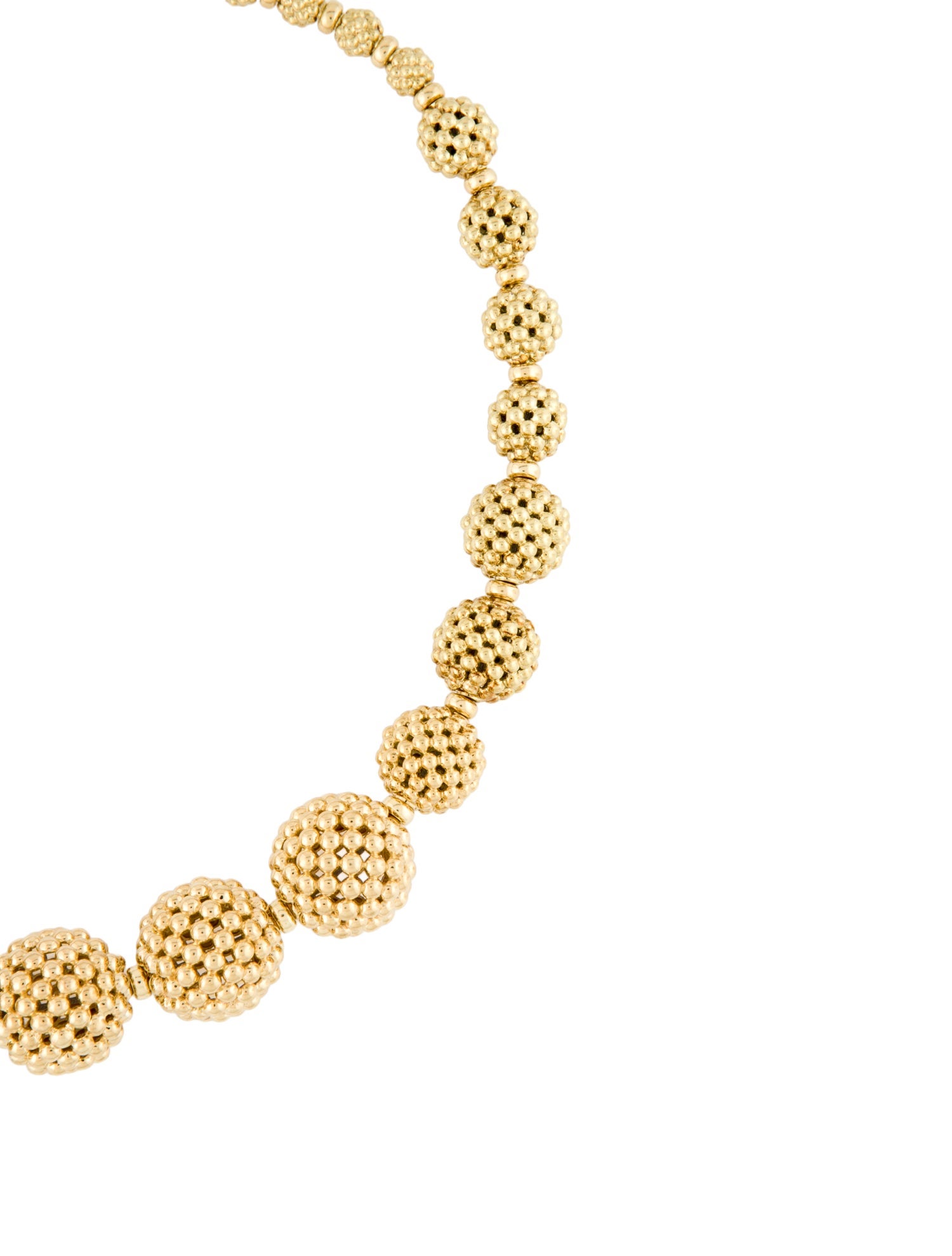 Lagos 18K Caviar Beaded Ball Necklace