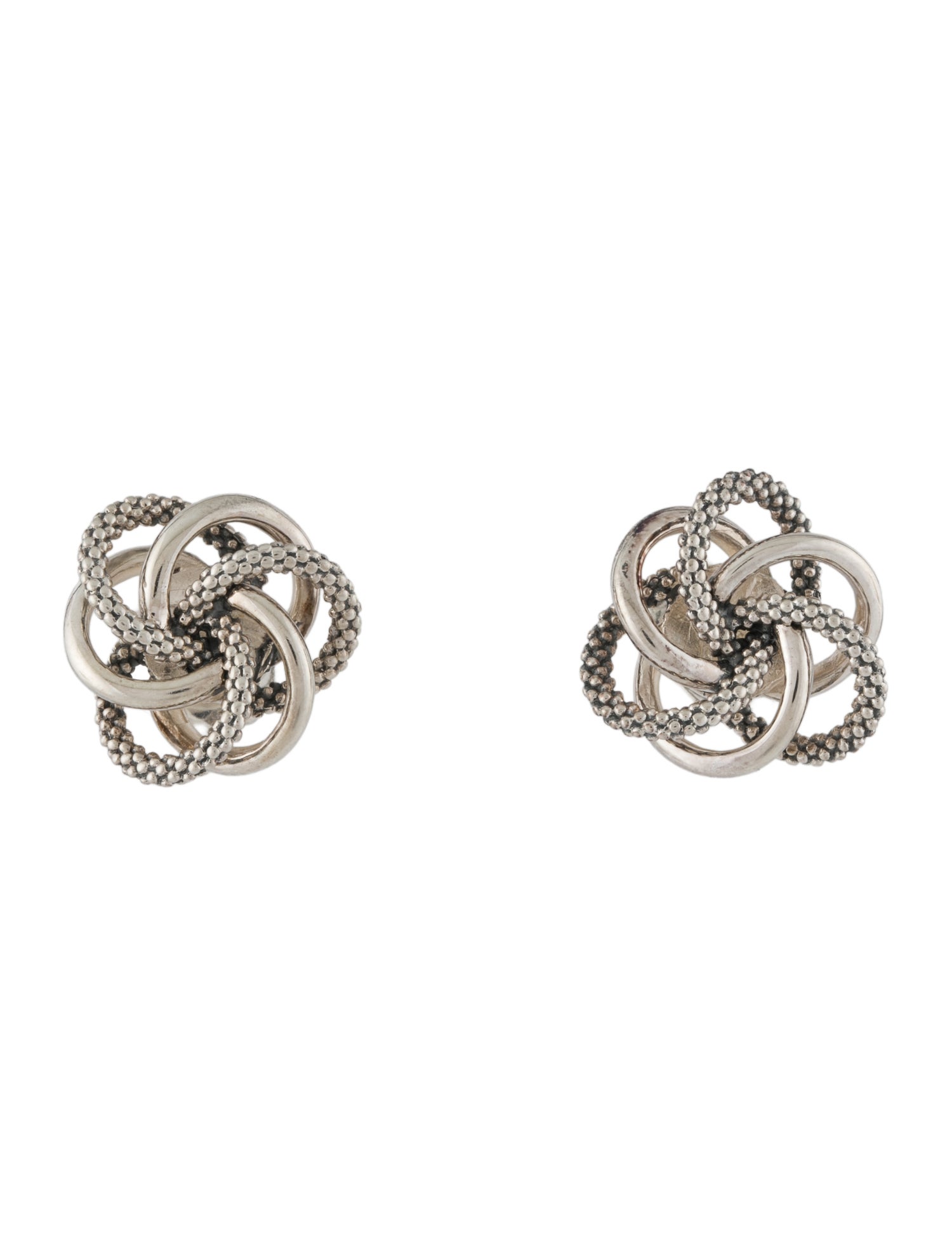 Lagos Large Love Knot Stud Earrings