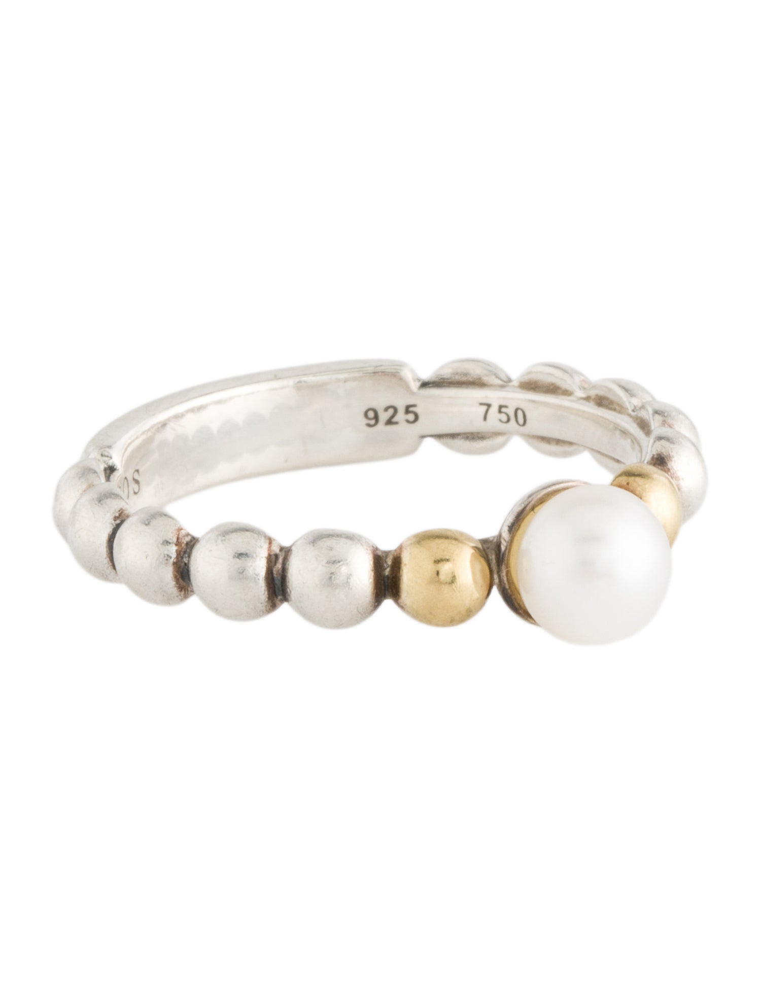 Lagos Pearl Caviar Ring