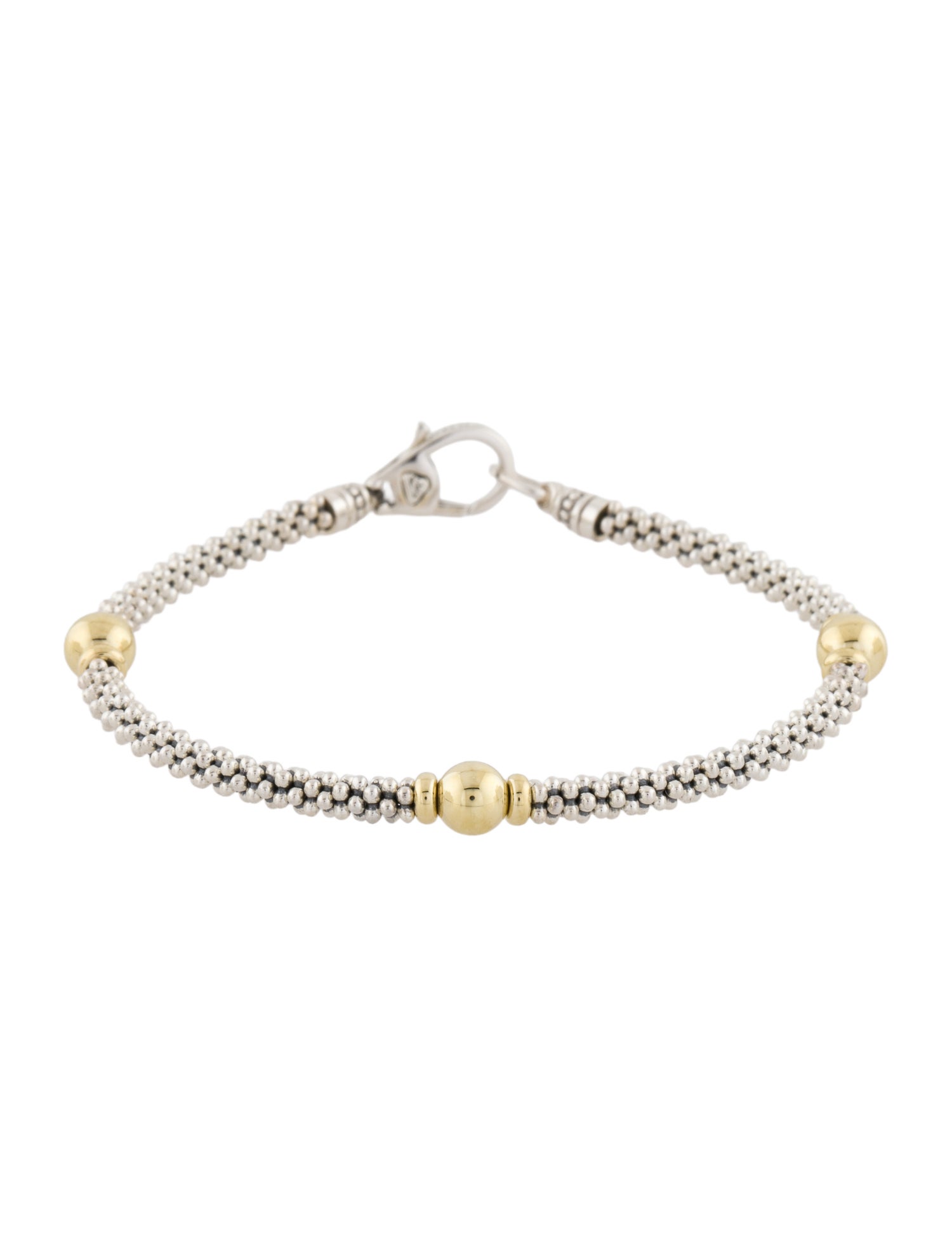 Lagos Two-Tone Station Bracelet