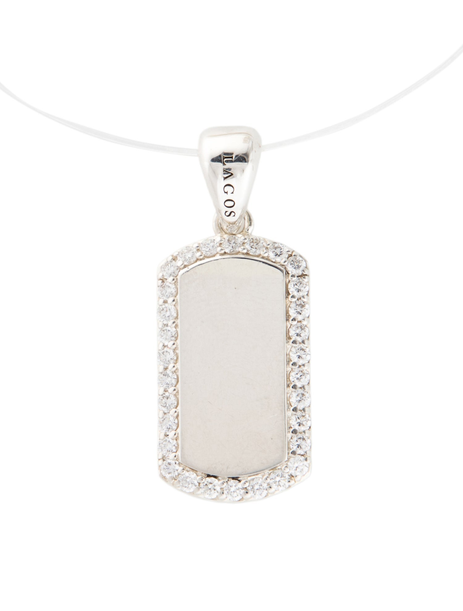 Lagos Diamond Tag Amulet