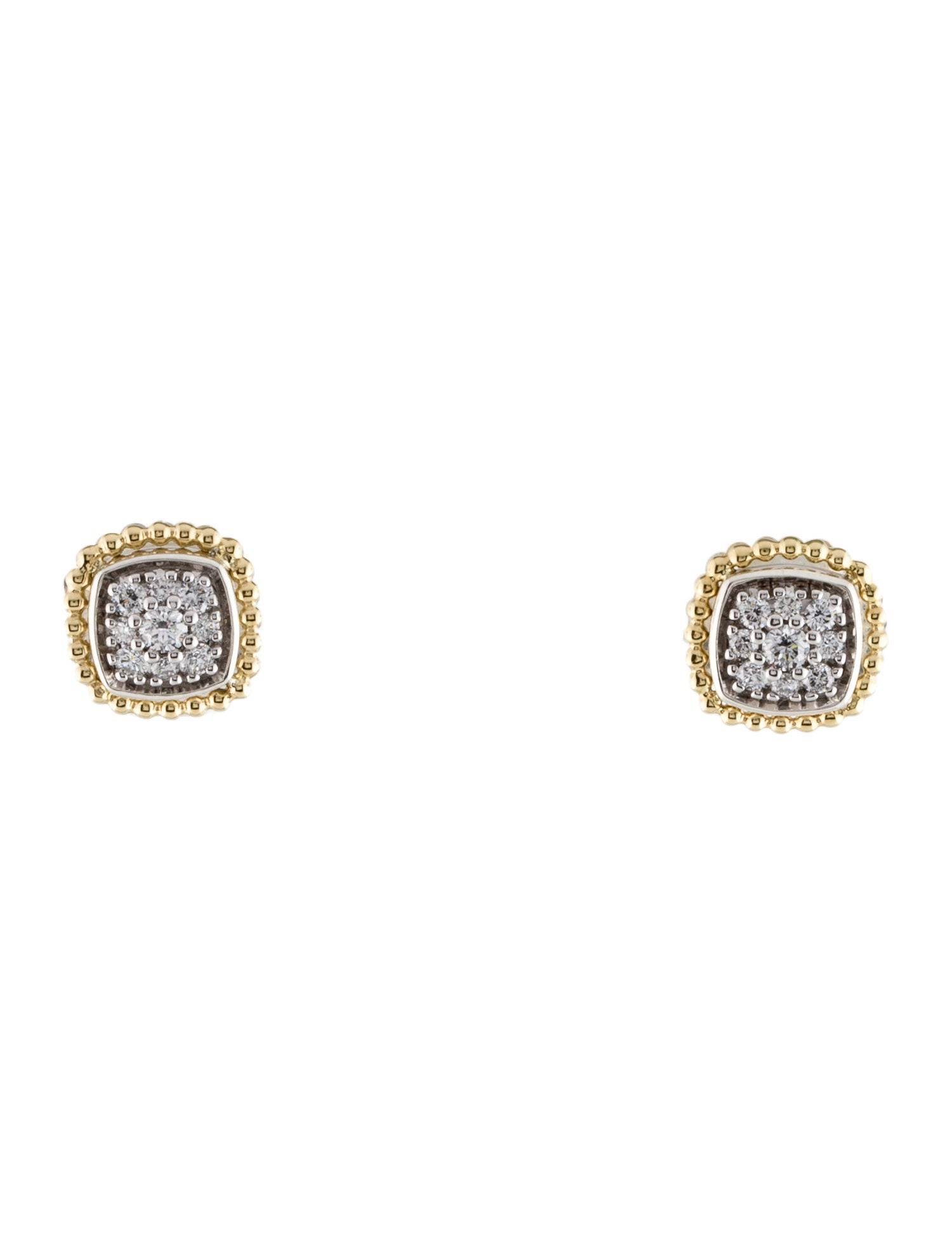 Lagos Diamond Caviar Rittenhouse Stud Earrings