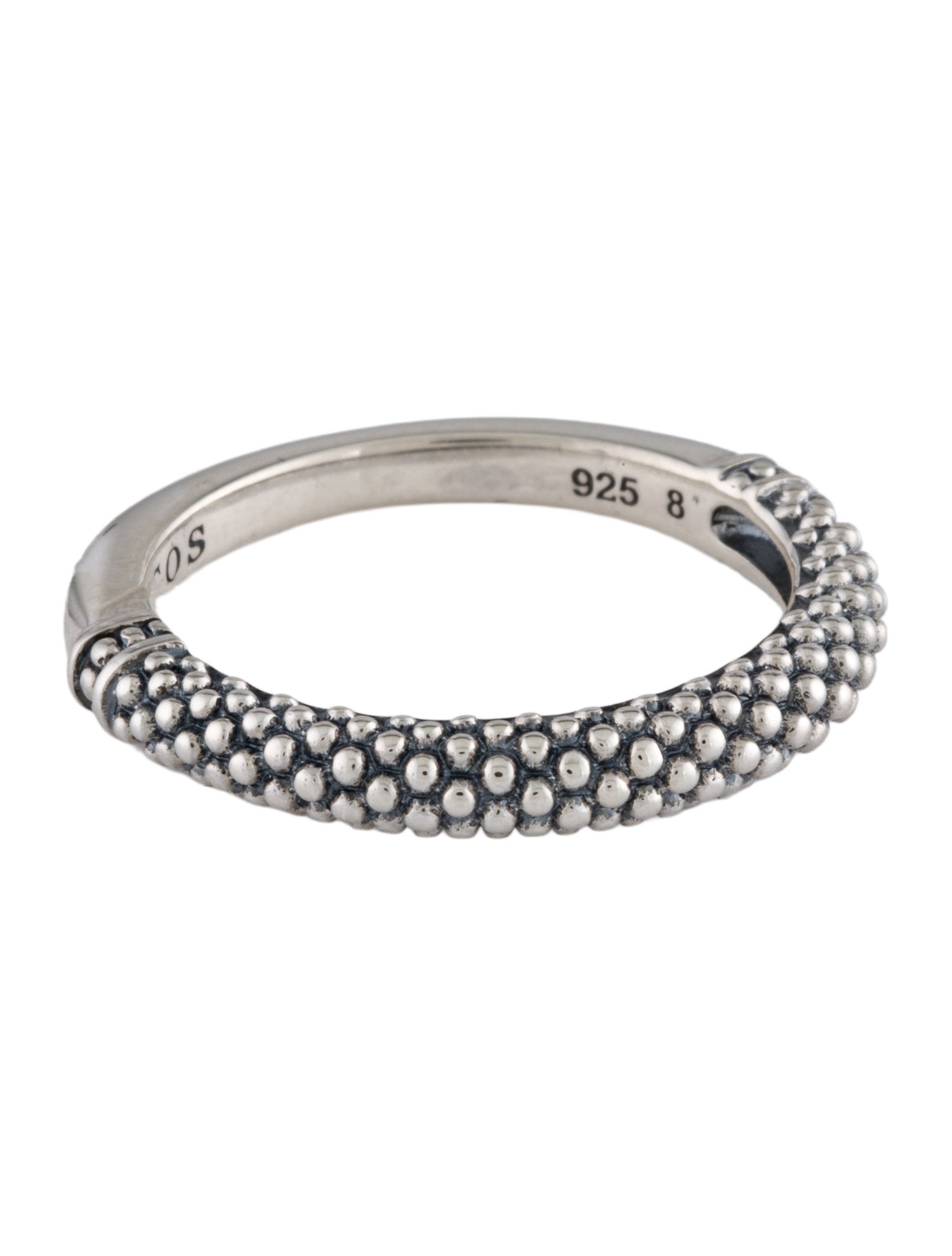 Lagos Caviar Stacking Ring