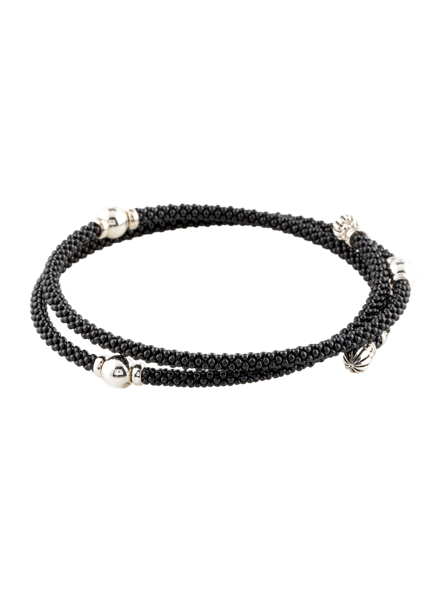 Lagos Ceramic Station Double Wrap Bracelet