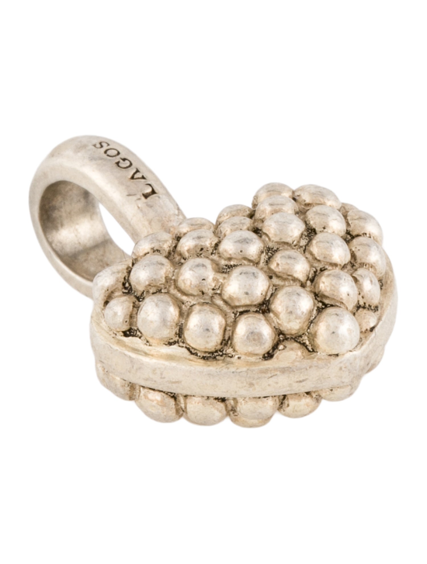 Lagos Caviar Heart Pendant